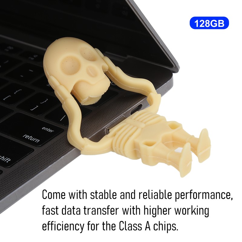 U Disk USB2.0 3 Dimensional Skulls Particular Data Storage Gifts