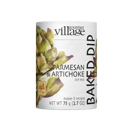 Gourmet du Village Parmesan & Artichoke Dip Mix Canister, Makes 5 Batches/Recipes, Total of 12.5 Cups