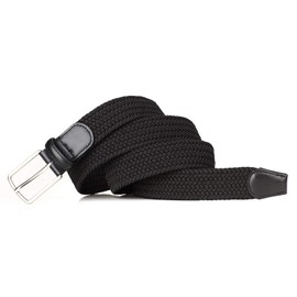BelePala Elastic Braided Stretch Belt for Big and Tall Men Women 56 to 58 Inch