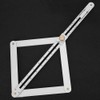 Corner Angle Finder, 4?Fold Multifunctional Angle Measuring Ruler, 0-170° Goniometer