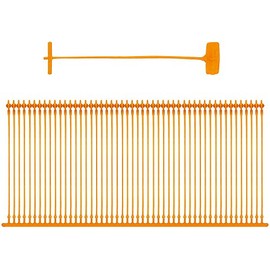 10000 Pcs 1 Inch (2.5cm) Orange Tag Gun Barbs (Fasteners) for Any Standard Price Labels Clothing Tagging Attachers (1"-Orange)