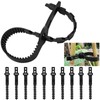 Coloch 10 Pieces Tree Stake Support Bands, Adjustable Tree Plant