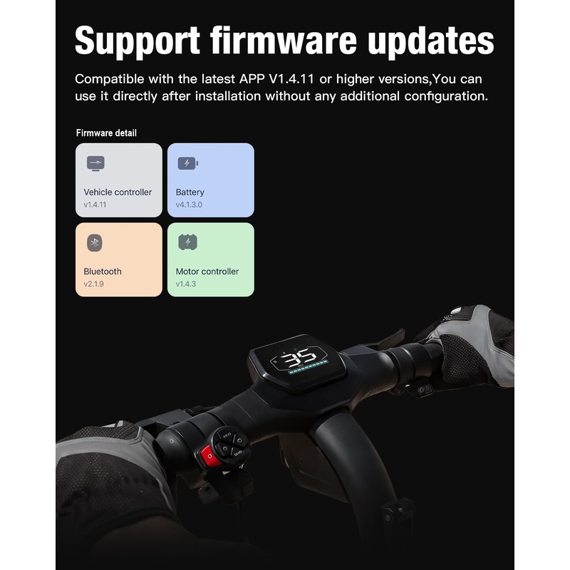 airwak Custom Maximum Speed of 35 km/h Release Cable Compatible