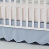 Brandream Scallop Edge Cotton Crib Skirt, Baby Boy Girl Gender
