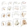 decalmile Wall Tattoo Boho Palm Tree Leaves Wall Sticker Tropical