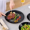 Bestone Porcelain Dinnerware Sets Service for 4, 12 pcs Hand