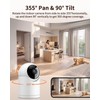 𝟐𝐊 Indoor Cameras for Home Security, for indoor Baby Pet