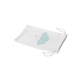 Le Jardin du Lin Digital Printed Glasses Pouch, Sunglasses Pouch, 100% Cotton, Soft and Slim, Protective Glasses Case with Drawstring Closure, 1 Piece, 11 x 19 cm, multi-coloured, Digitally printed
