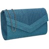 SwankySwans Women's Ruth Clutch Bag, Blue