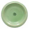 Hasamiyaki 403567 Cherry Bird Shape, Small Plate, Flower Pattern, Green