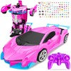 Pink Rc Car, Remote Control Car Toys for Girls Birthday