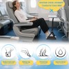 Upgraded Airplane Foot Hammock, No Collapse Foot Rest for Plane
