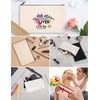 40 PCS Canvas Zipper Pouch Bags, 10*20CM Blank DIY Craft