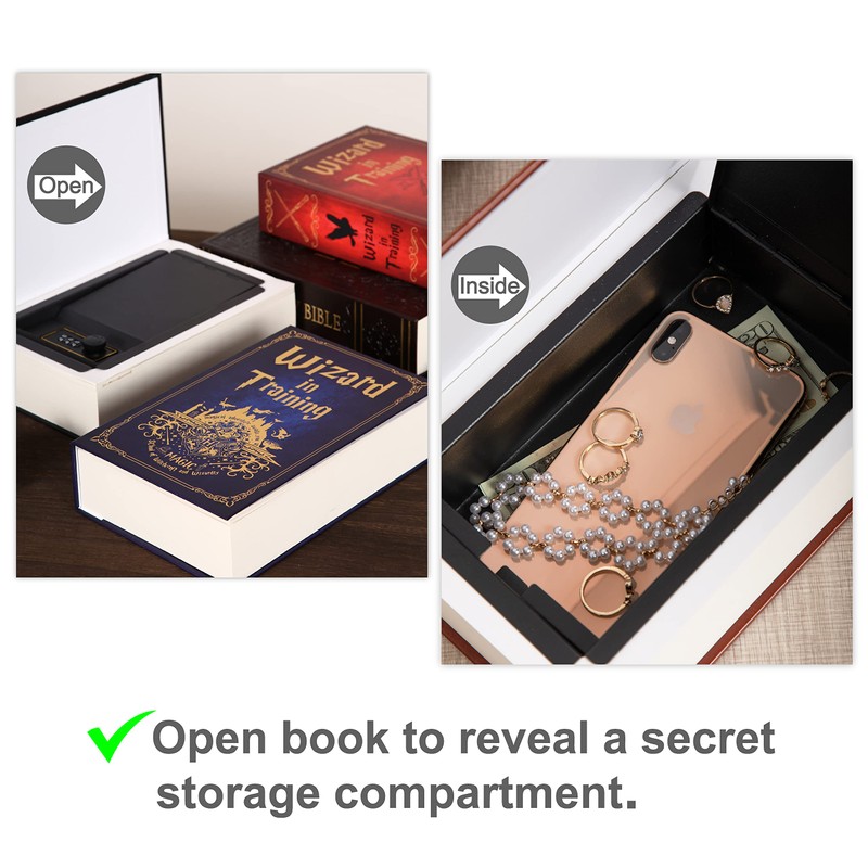 Wizard in Training Real Pages Diversion Book Safe with Key