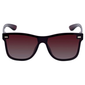 Mass Vision Lightweight Polarized Sunglasses for Men and Women Featuring Gradient Lenses and Spring Hinges (2 Pack) (Jet/Tortoise)