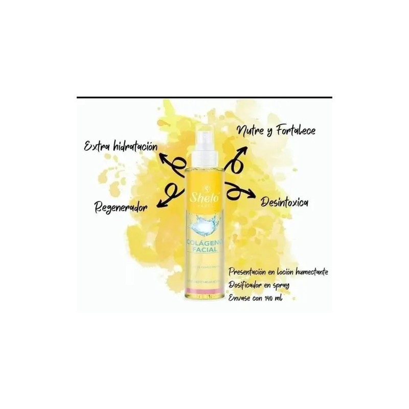 Colageno Liquido Facial Hidratante Antiarrugas 140 Ml Shelo