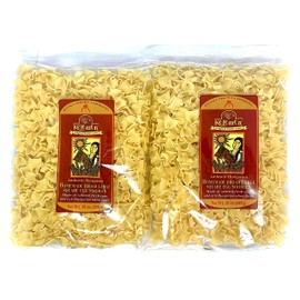 Kelemen Homemade Broad Large Square Egg Noodles 285g (Pack of 2)
