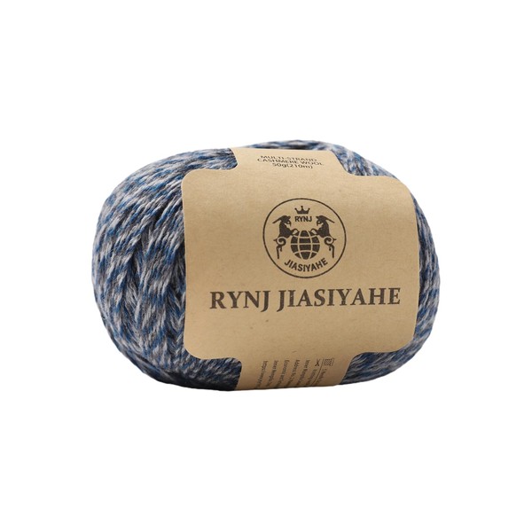 RYNJ JIASIYAHE Wool Yarn Inner Mongolian Cashmere Blend Yarn, Cashmere