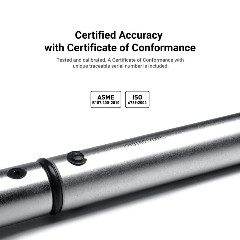 Capri Tools 1/4-in 50-250 Inch Pound Torque Wrench, Industrial Series