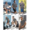 Mens Shirts Short Sleeve Workout Dri Fit T-Shirts Gym Summer