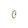 Qudo Interchangable gold ring Veroli for attachments, Glass crystal