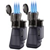 TOMOLO Torch Lighter 2 Pack, Refillable Butane Lighter with 3