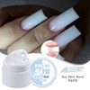 No stickiness!3D modeling hard solid builder nail gel 15ml embossing gel, 1 piece, white / 끈적임 NO! 3D 모델링 하드 솔리드 빌더 네일 젤 15ml 엠보젤 쪼물젤, 1개, 화이트
