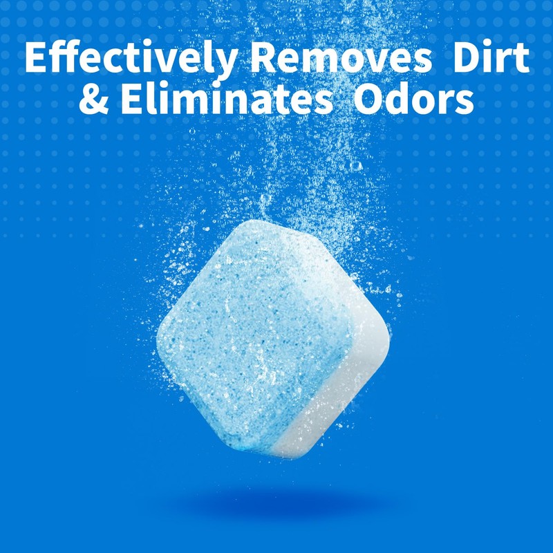 Soulink Washing Machine Cleaner with Odor Blasters, 12 Count -