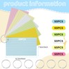 Kaizuca 300 Pieces 5 * 3 Inch Multi-Coloured Revision Cards,