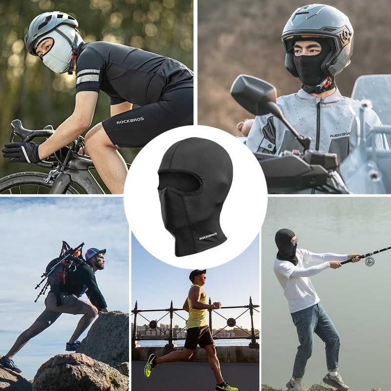 ROCKBROS Balaclava Face Cover, For Summer, Cooling Sensation, UV Protection,