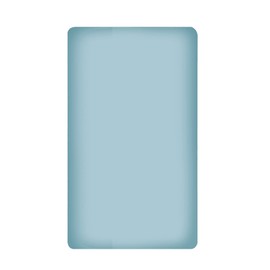 KLULK Fitted Sheet with Elasticated Corners, Double and Half Sky, 100% Cotton, 125 x 200 + 25 cm, Made in Italy, 1 and a Half Seater