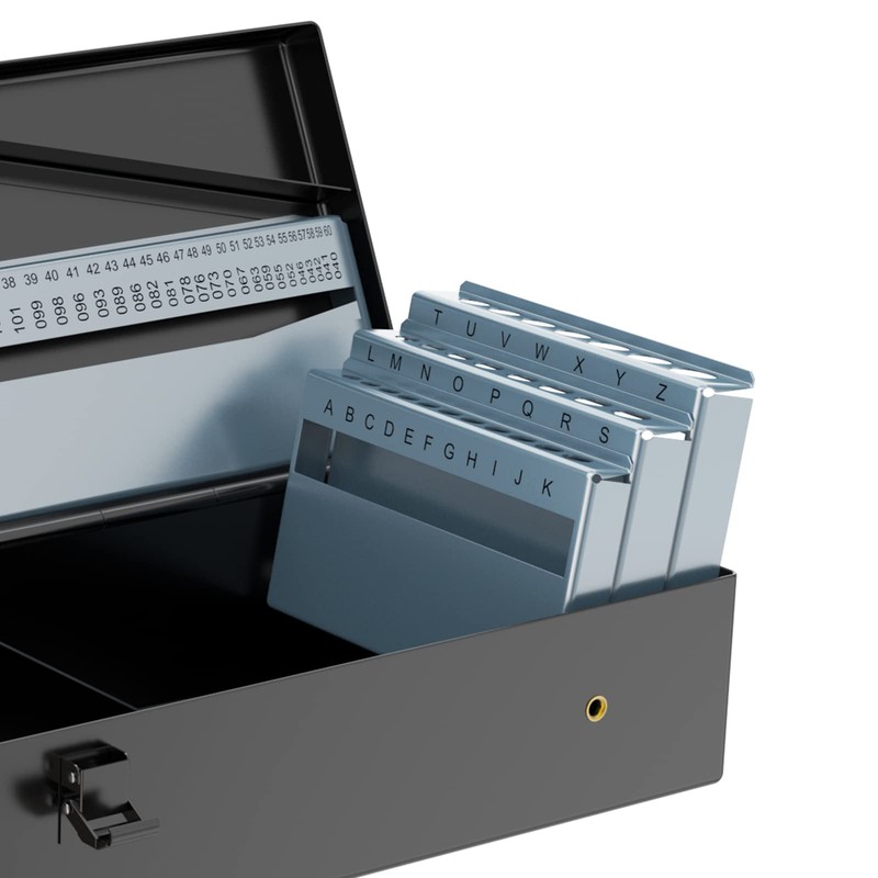 MACXCOIP 115PCS Drill Bit Index Box, Empty Metal Case (Excluding