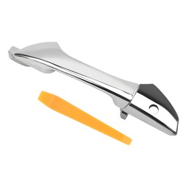 ZyloPlinx Exterior Door Handle Kit Compatible with Accord 2008 2009 2010 2011 2012 Part Numbers 72683-TA5-A11 72181-TA5-A11 Front Left Chrome