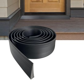 6.6 Ft x 2 Inch Threshold Ramps for Doorways, Self-Adhesive Rubber Ramp for Door Threshold Rubber Door Threshold Ramp for Wheelchair Stroller Scooter Doorways Reducer Ramp