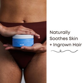 Bushbalm Bushbalm Ingrown Hair Exfoliating Scrub - Reduces Appearance of Ingrown Hairs and Underarm Bumps, Soothes Skin and Post Shave Redness - Nude, 236 ml