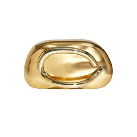 QWINEE Women's Metallic Evening Handbags Glamorous Crossbody Handbags Party Mini Clutch Purse, Gold, One Size