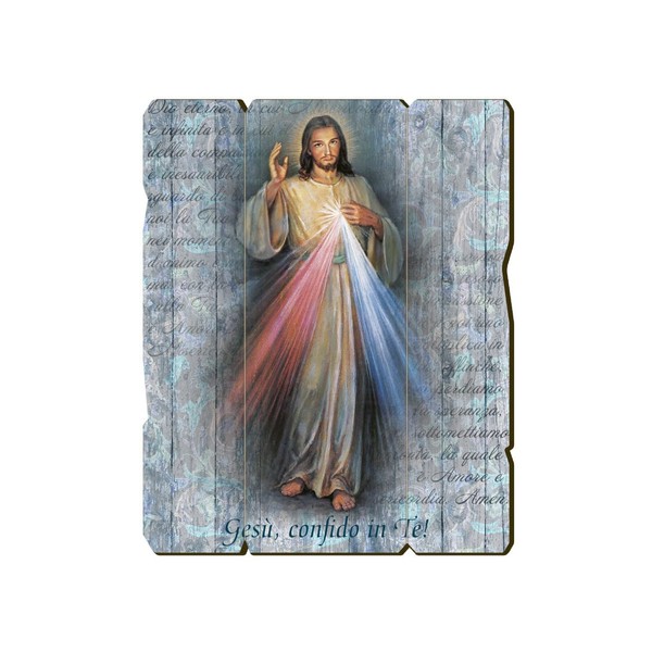 Fratelli Bonella | Vintage Style Contoured Wooden Picture Of Merciful