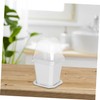 ULTECHNOVO 10 Sets Small Plastic Nursery Pots with Trays Ventilated