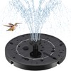 Solar Fountain for Bird Bath, Solar Water Fountain with Multiple