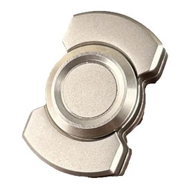 3-in-1 Fidget Toys Adults: Spinner, Slider & Clicker – Magnetic Stainless Steel Bearings for Super-Stable Rotation – Ultimate Stress Relief, Enhanced Focus, and Habit Breaking Companion(Silver)