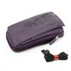 DFV Mobile Multi Functional Vertical Stripes Nylon Pouch Bag Case