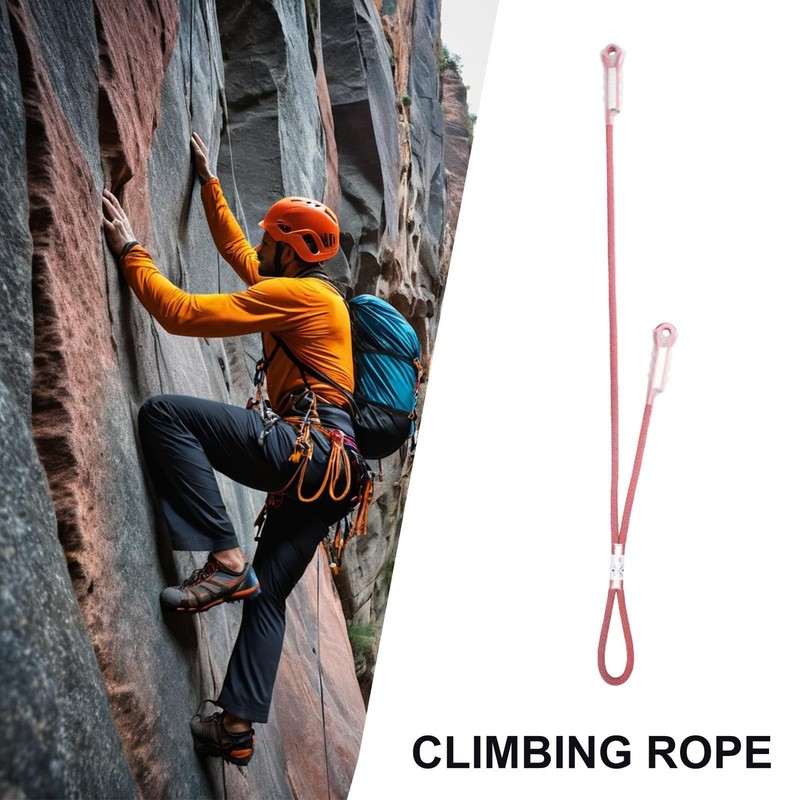 Climbing Rope,Prusik Loops Rappelling Rope - Wear Resistant Rescue Protection