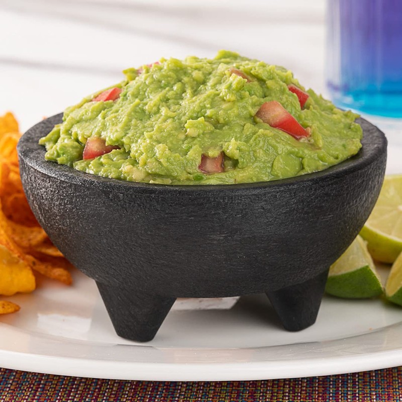Restaurantware-10 Ounce Salsa Bowls, 1 3-Legged Design Molcajete Bowls -