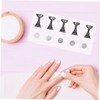 SAFIGLE 2Sets Nail Art Practice Rack with Acrylic Base Comfortable