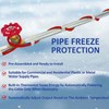 Pipe Heating Cable Heat Tape Heater 15mm Width 730mm Length