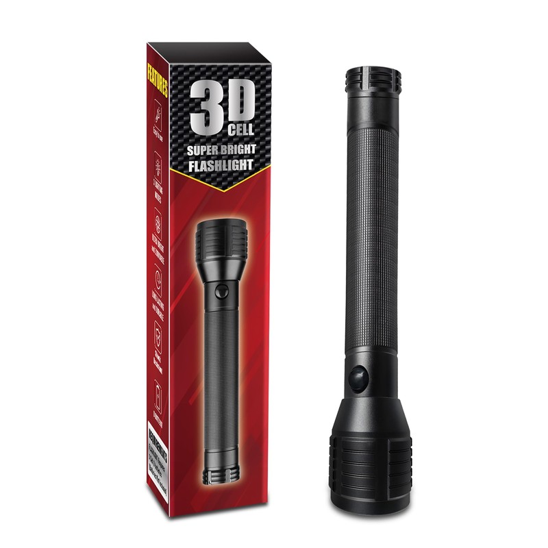 Miuree Heavy-Duty LED D Battery Flashlight (3-D)