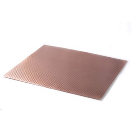 Metal, Heat Resistant, Non-Slip, Counter / Table Protector Mat, Extra Large - 17" x 20" - 2 Pack, Copper Color