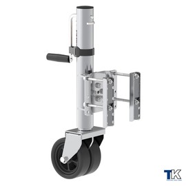 TOWKING 2000 lbs Upgraded Boat Trailer Jack, 10" Lift, Bolt On Trailer Jack for RV, Boat and More, Silver