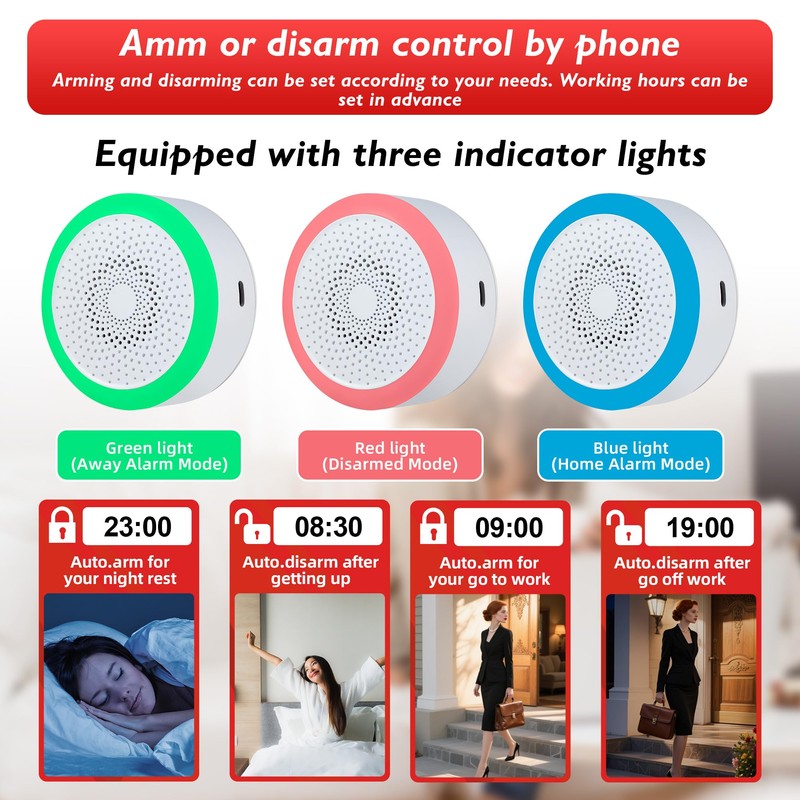 KERUI WiFi Alarm Home Security System, Wireless Alarm System with