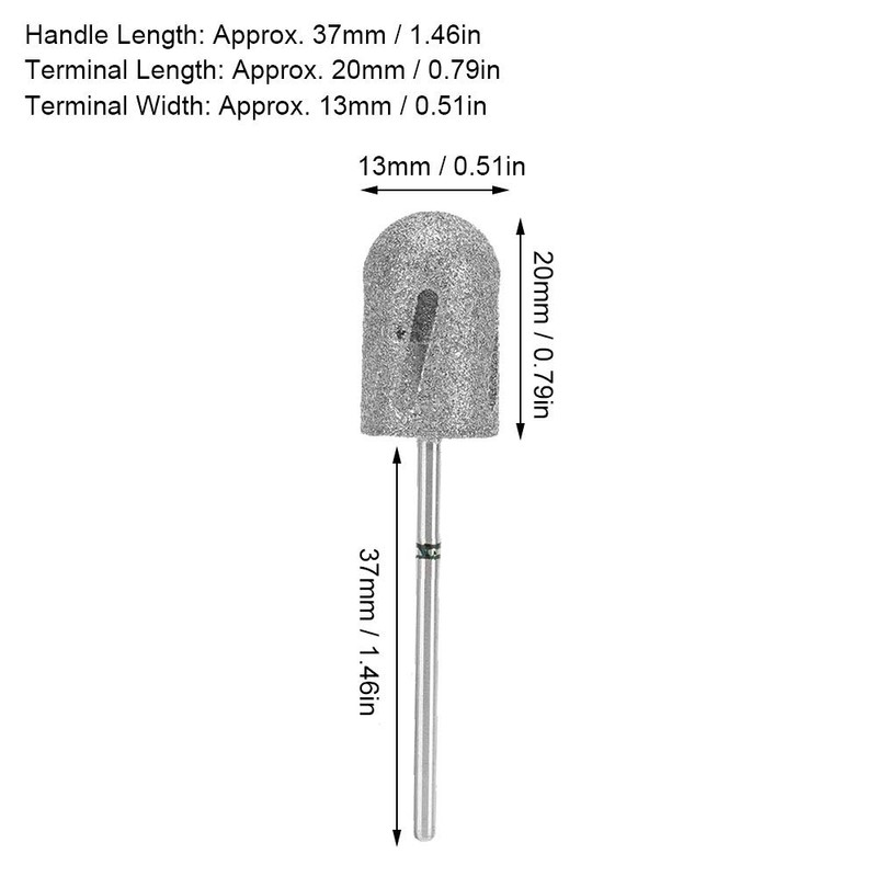 Nail Drill, Foot Calluses Drill, Professional Stainless Steel Manicure and